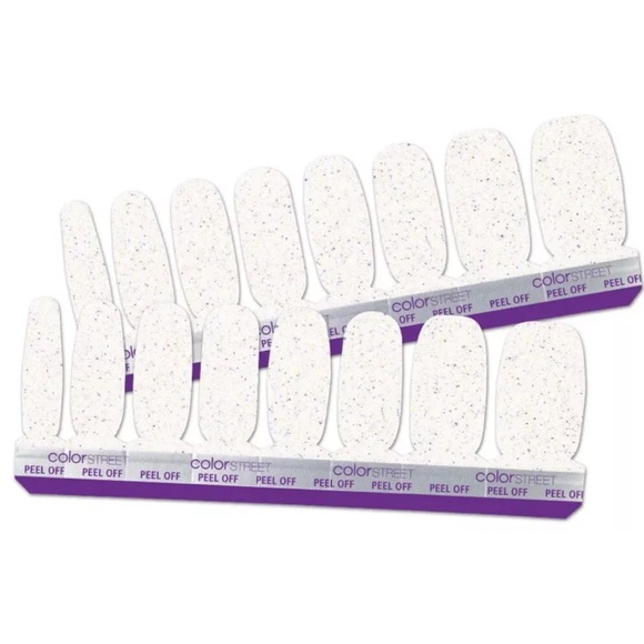 *Retired* Color Street: Undercover | Silver Gold Glitter Clear Overlay Blue - Picture 16 of 16